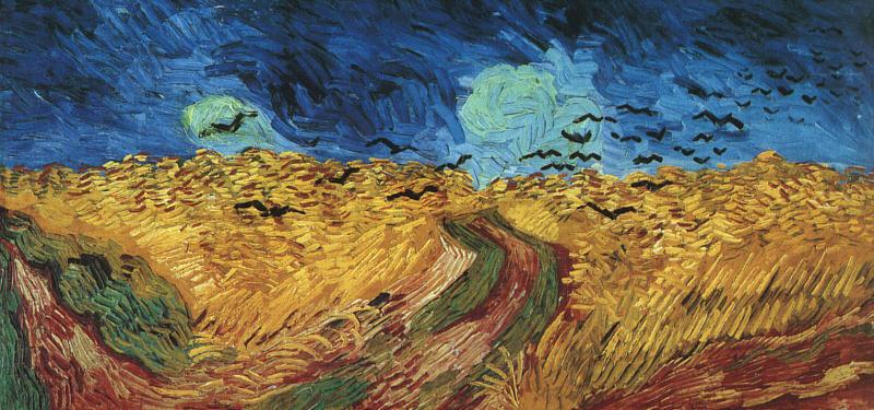 Vincent Van Gogh Wheatfield With Crows